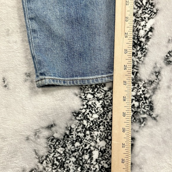 Denim Forum Aritzia Yoko High Rise Slim Fit Jeans Womens Size 30 Medium Wash - Picture 5 of 13